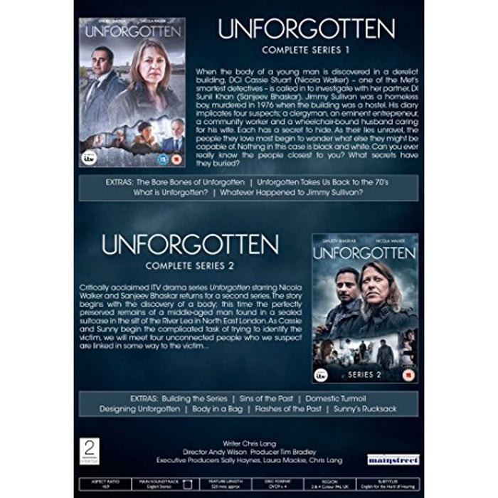 Unforgotten Complete Series 1 & 2 DVD Box Set 2017 [Region 2 & 4] - New Sealed - Attic Discovery Shop