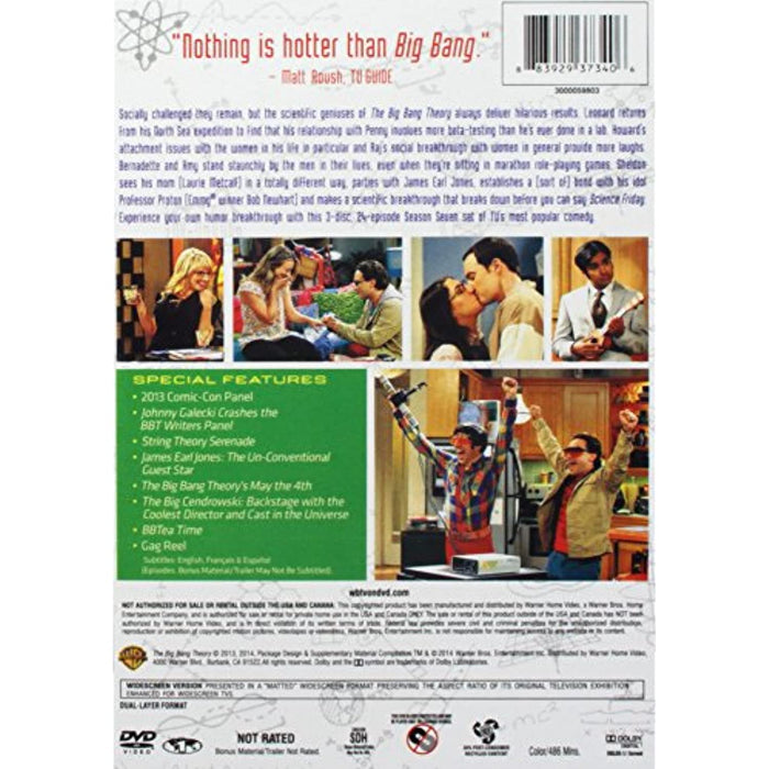 The Big Bang Theory Seasons 1-7 Series One To Seven [DVD Box Set] [Region 2] - Like New - Attic Discovery Shop