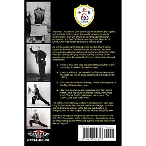 Fearless: The Story of Chin Woo Kung Fu by Glen Stanway (English) Paperback Book - Very Good - Attic Discovery Shop