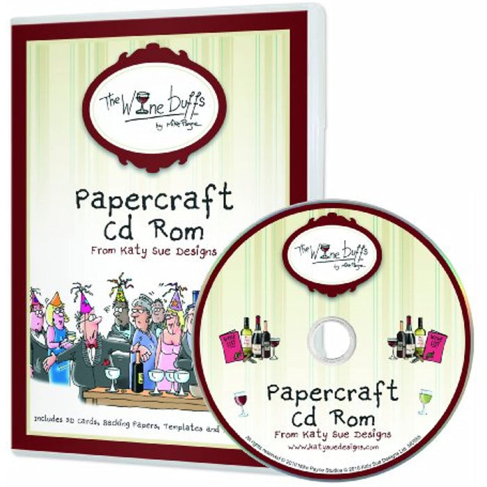 Wine Buffs Papercraft (PC CD-Rom) - New Sealed - Attic Discovery Shop