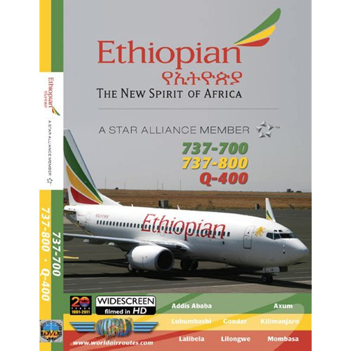 Ethiopian Airlines - The New Spirit of Africa [DVD] [Rare US Import] 737 Q-400 - Like New - Attic Discovery Shop