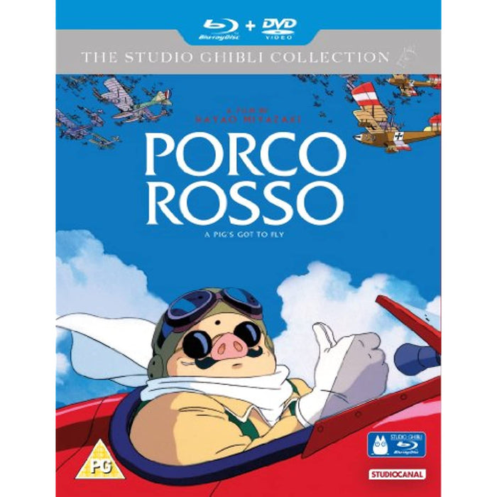 Porco Rosso Double Play (Blu-ray + DVD) [Region B] [2-Disc] (Studio Ghibli) - Very Good - Attic Discovery Shop