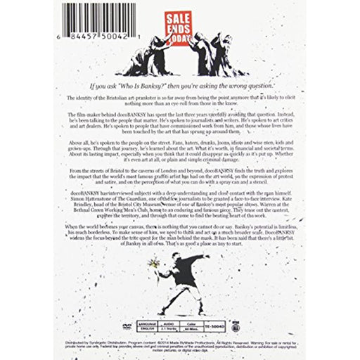 Docobanksy (A Film About Banksy) [DVD] [Region 1] [NTSC] [Rare US Import] - Very Good - Attic Discovery Shop