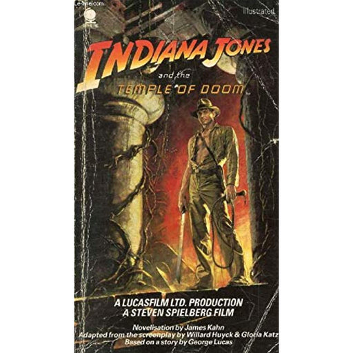 Indiana Jones and the Temple of Doom : Novel Vintage 1984 Paperback Book - Acceptable - Attic Discovery Shop