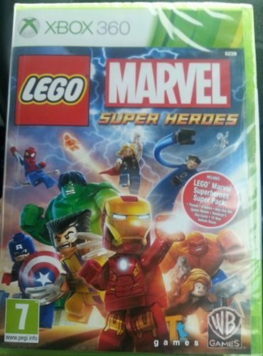 LEGO Marvel Super Heroes - Super Pack Art/Cover Version (Xbox 360 Game) - Very Good - Attic Discovery Shop