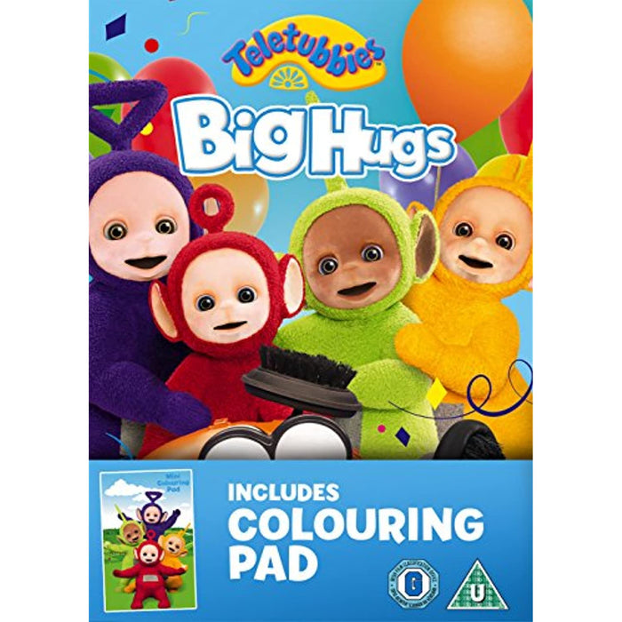 Teletubbies - Brand New Series - Big Hugs (with Colouring Pad) [DVD] [Region 2] - Like New - Like New - Attic Discovery Shop