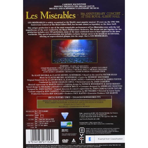 Les Miserables Anniversary Concert Collector's Edition DVD Region 2 - New Sealed - Like New - Attic Discovery Shop