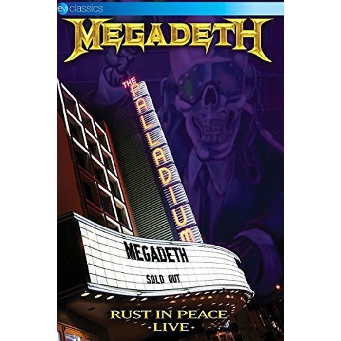 Megadeth - Rust In Peace Live [DVD] [2015] [NTSC] [Region Free] - New Sealed - Attic Discovery Shop