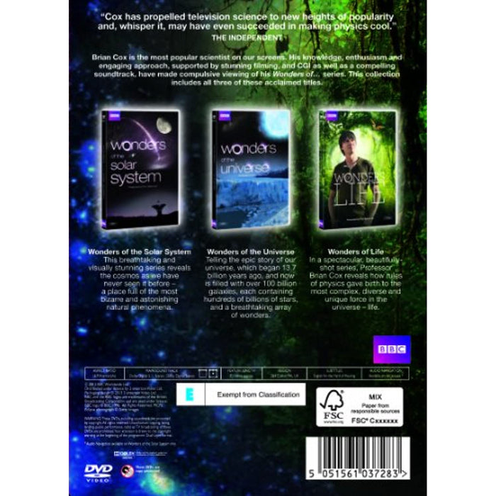 A Collection of Wonders - Brian Cox BBC [DVD Box Set] [Region 2, 4] - New Sealed - Attic Discovery Shop