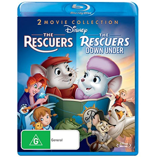 The Rescuers / Down Under [2 Disney Film Collection] [Blu-ray] [Region Free] - Very Good - Attic Discovery Shop