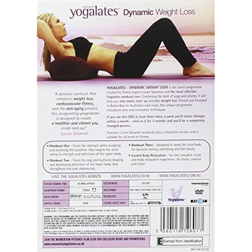 Yogalates 8: Dynamic Weight Loss [DVD] [Region 2] - New Sealed - Attic Discovery Shop