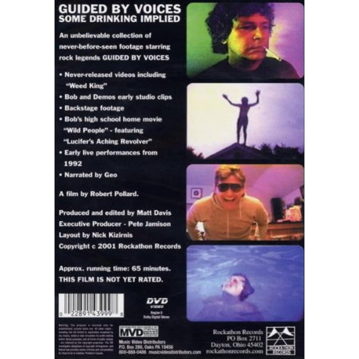 Guided By Voices: Some Drinking Implied [DVD] [NTSC] - Like New - Attic Discovery Shop