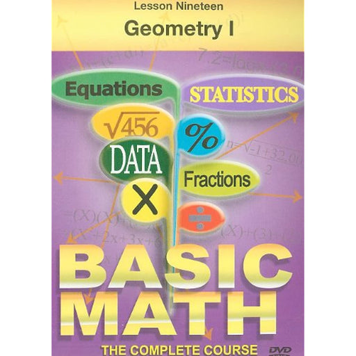 Geometry I: Mathematics Basic Math [DVD] [2004] [US Import] [NTSC] - New Sealed - Like New - Attic Discovery Shop