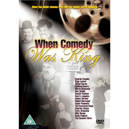 When Comedy Was King (Charlie Chaplin, Laurel & Hardy etc) [DVD] [Region Free] - Very Good - Attic Discovery Shop