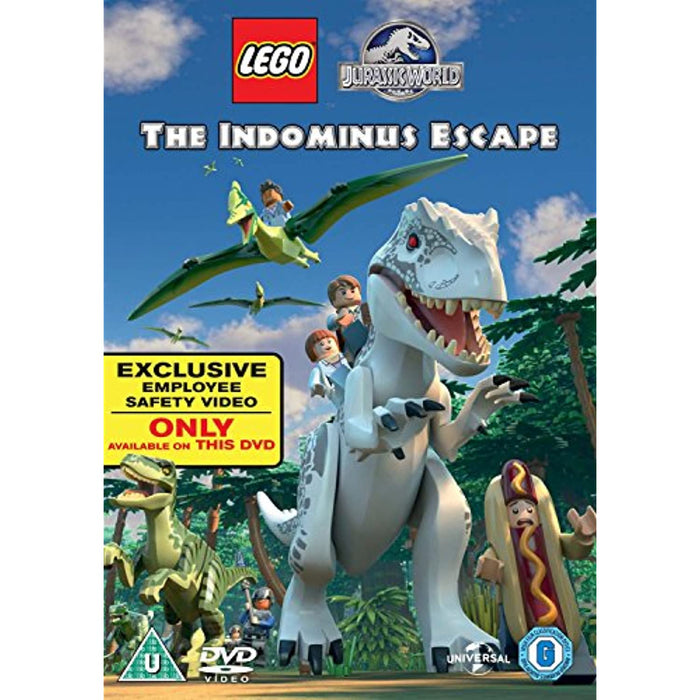 Lego Jurassic World: The Indominus Escape [DVD] [Region 2,6]  - New Sealed - Attic Discovery Shop