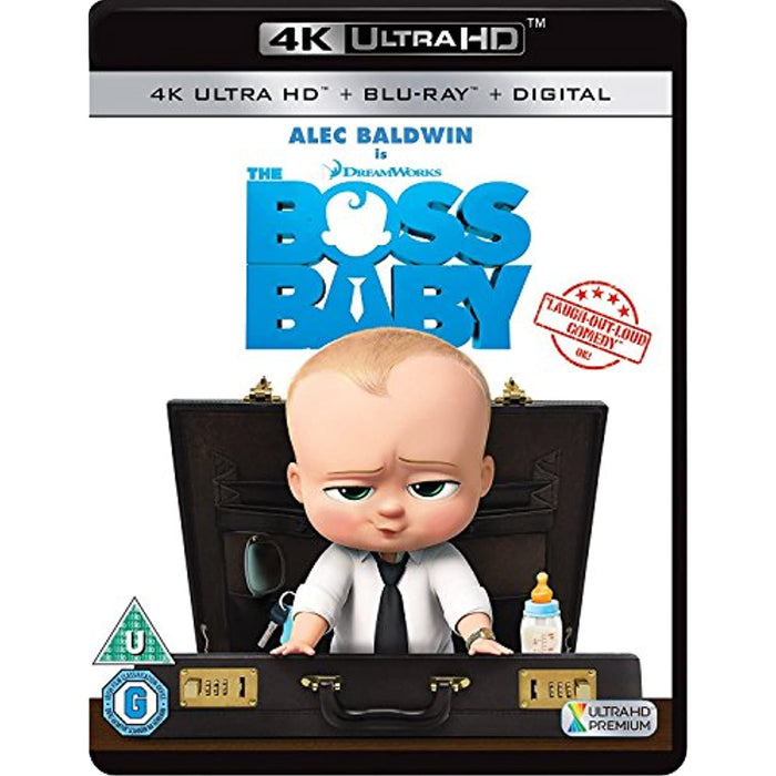 The Boss Baby [4K Ultra HD UHD + Blu-ray] (2 Disc) [2017] [Region B] - Very Good - Attic Discovery Shop