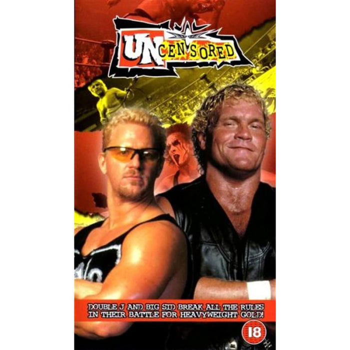 Wrestling / WCW: Ppv Uncensored 2000 [VHS Video] Rare NWO - Double J / Big Sid - Very Good - Attic Discovery Shop