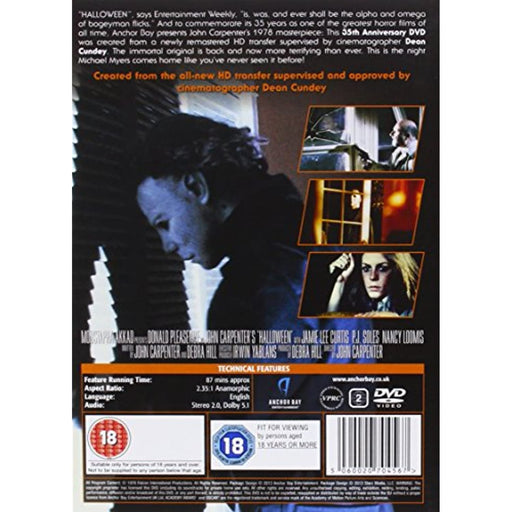 Halloween: 35th Anniversary Edition [DVD] [Region 2] - (New, Torn Seal) - Like New - Like New - Attic Discovery Shop