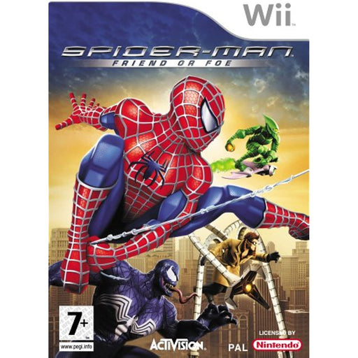Spider-man: Friend or Foe (Nintendo Wii Game) [PAL] (Marvel) - Good - Attic Discovery Shop