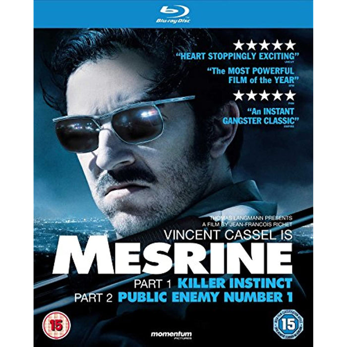 Mesrine - Parts 1 & 2 [Blu-ray] [2009] [Region B] - Like New - Attic Discovery Shop