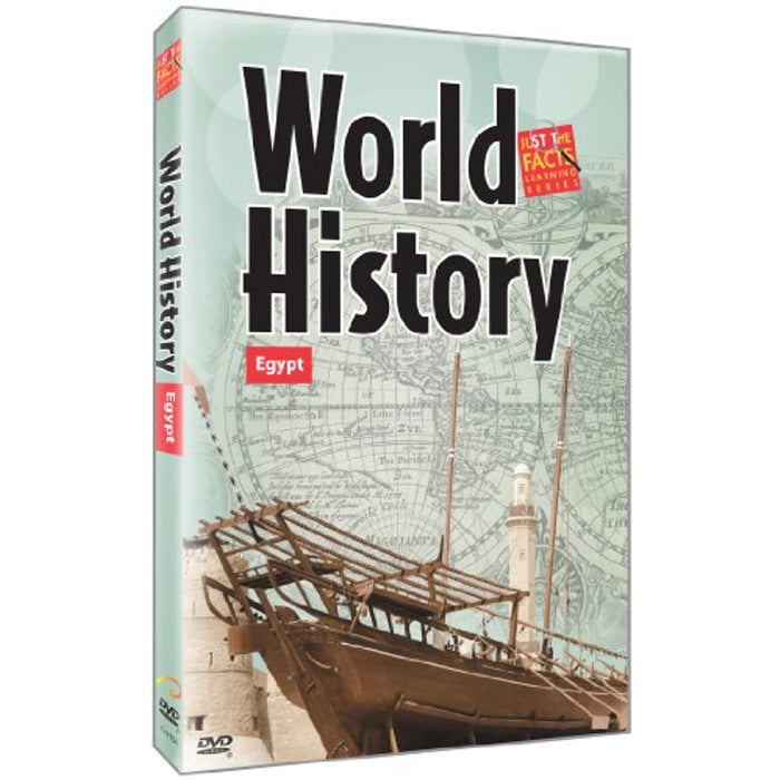 World History: Egypt - Just the Facts Learning Series [DVD] [2010] [Region 2] - Like New - Attic Discovery Shop