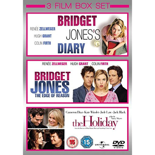 Bridget Jones's Diary/The Edge Of Reason/The Holiday [DVD] [Region 2] 3 Film Set - Like New - Attic Discovery Shop