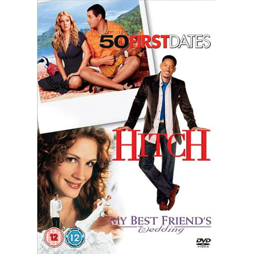 50 First Dates / Hitch / My Best Friend's Wedding [DVD] [Region 2] - New Sealed - Attic Discovery Shop
