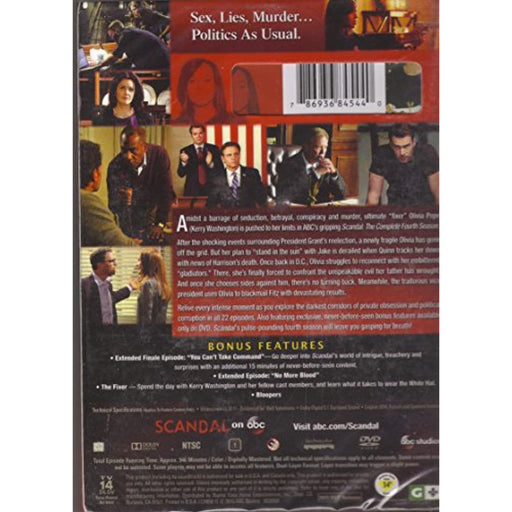 Scandal Season 4 US Import [Region 1] [DVD] - Good - Attic Discovery Shop