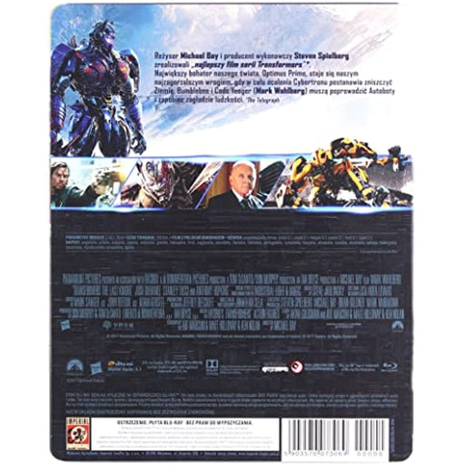 Transformers: The Last Knight Steelbook Blu-Ray Region B Rare Polish Import - New Sealed - Attic Discovery Shop