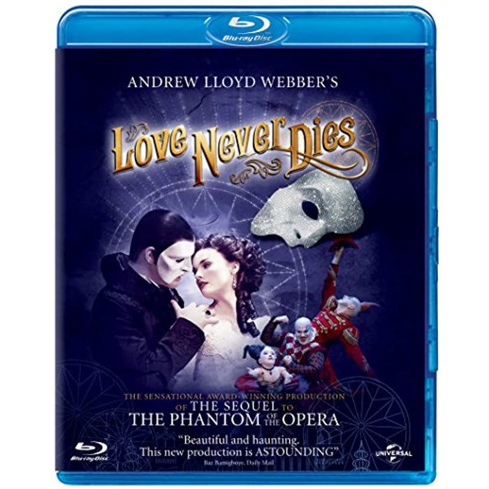 NEW Sealed - Love Never Dies [Blu-ray] [Region B] (Phantom of The Opera Sequel) - Attic Discovery Shop