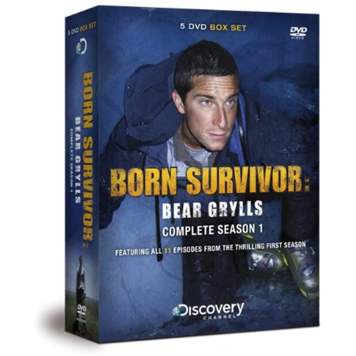 Born Survivor Bear Grylls Season 1 First [DVD Box Set] [Region 2] - New Sealed - Attic Discovery Shop