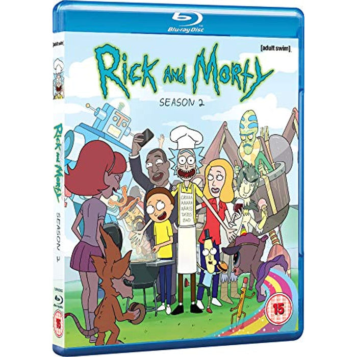 Rick & Morty Season 2 / The Complete Second Series [Blu-ray] [Region B] - Like New - Attic Discovery Shop