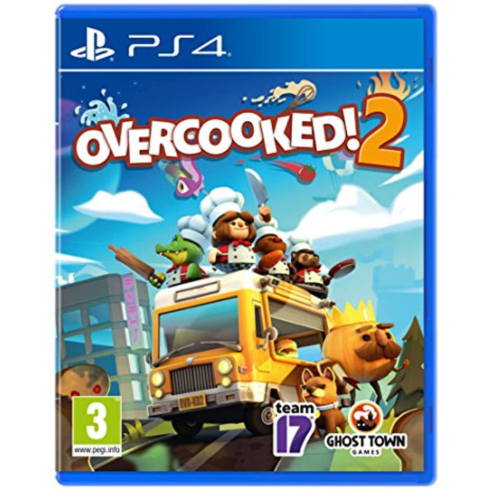 Overcooked! 2 (PS4 Sony PlayStation 4 Game) - New Sealed - Attic Discovery Shop