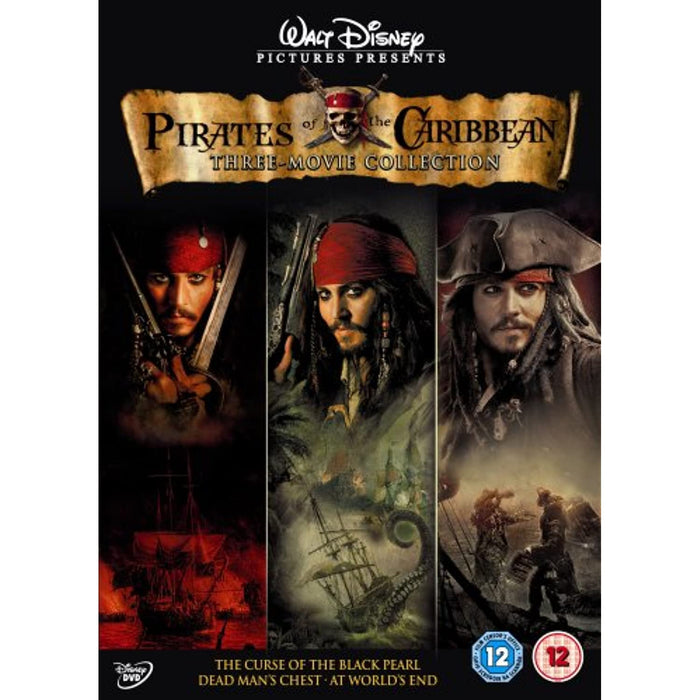 Pirates Of The Caribbean Trilogy 3 Movie [DVD Box Set] [Region 2] - New Sealed - Attic Discovery Shop