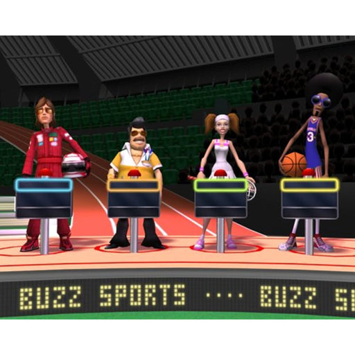 Buzz! Sports Quiz Solus (PS2 Game) [PAL] [Includes Manual, In Original Red Case] - Very Good - Attic Discovery Shop