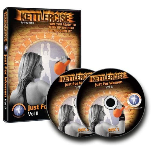 Kettlercise Just For Women VOL II (2) DVD - Kettlebell Fat Loss [Reg 2] - Like New - Attic Discovery Shop