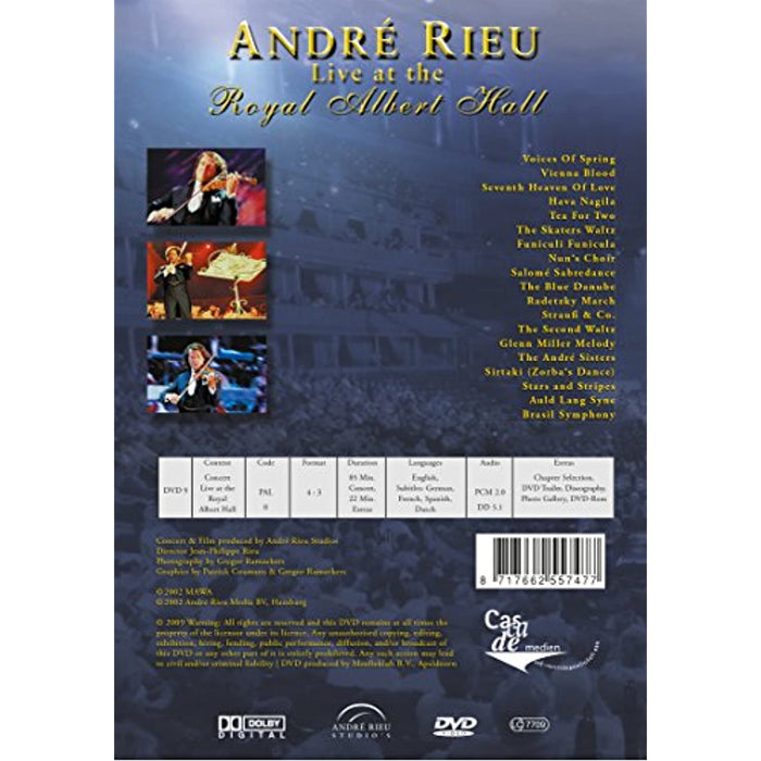 Andre Rieu - Live at the Royal Albert Hall [DVD] [Region Free] - Like New - Attic Discovery Shop