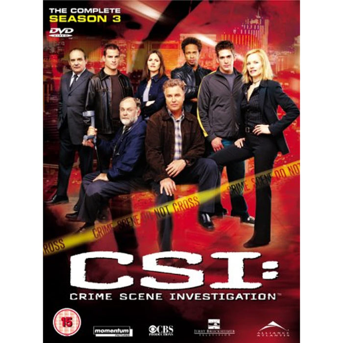 CSI Crime Scene Investigation The Complete Season 3 DVD Box Set [Reg 2] Sealed - Attic Discovery Shop