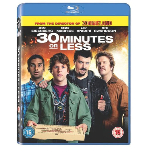 30 Minutes or Less [Blu-ray] [2011] [Region Free] - New Sealed - Attic Discovery Shop