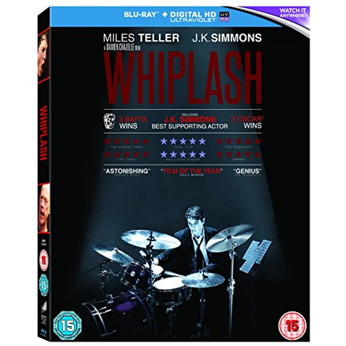 Whiplash [Blu-ray] [2015] [Region Free] - Very Good - Attic Discovery Shop