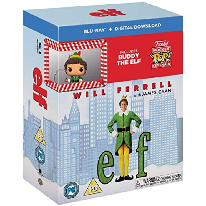 Elf [Funko Pop Edition With Keychain] [Blu-ray] [2003] [Region B] - New Sealed - Attic Discovery Shop