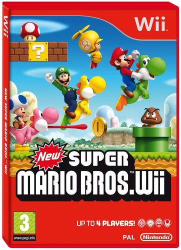 New Super Mario Brothers (Nintendo Wii Game) [PAL] - Acceptable - Attic Discovery Shop