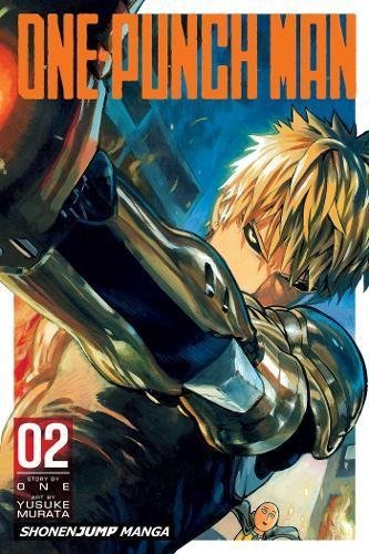 One-Punch Man Volume 2 Vol. Two Manga Paperback Graphic Novel Book Yusuke Murata - Good - Attic Discovery Shop