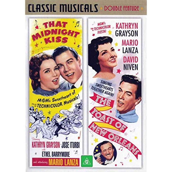 That Midnight Kiss / The Toast of New Orleans Classic Musicals [DVD] [Region 1] - Very Good - Attic Discovery Shop