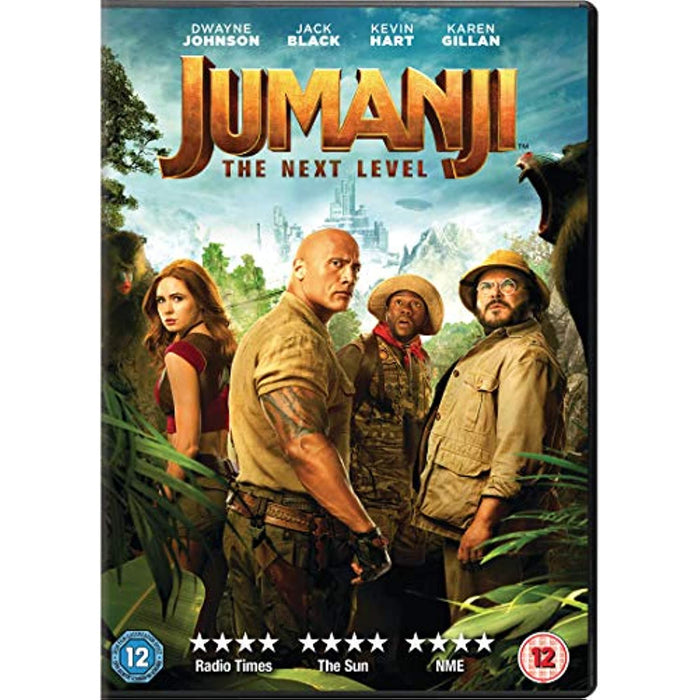 Jumanji: The Next Level [DVD] [2019] [2020] [Region 2] (Jack Black) - New Sealed - Attic Discovery Shop