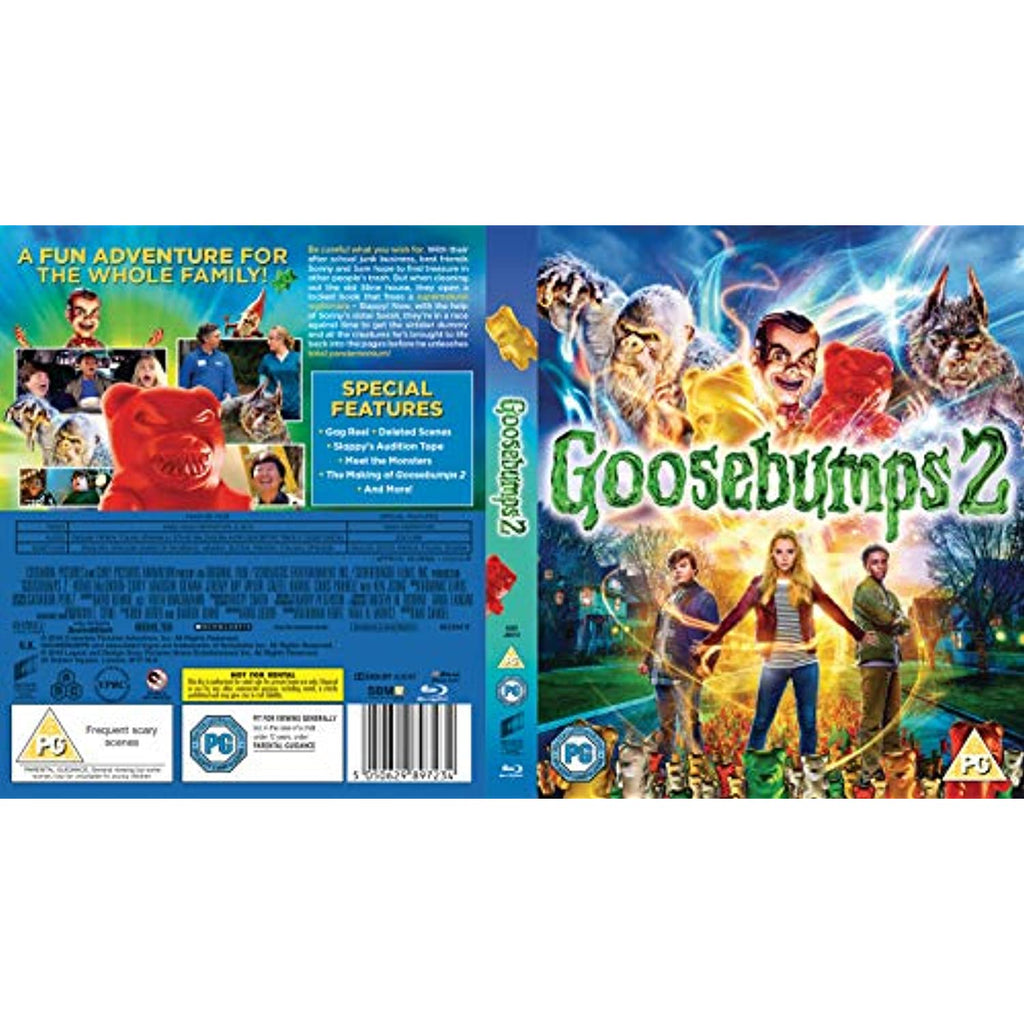 Goosebumps 2 Blu ray 2018 Region Free New Sealed Attic