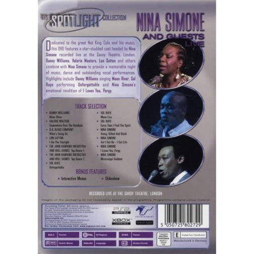 Nina Simone And Guests - The Spotlight Collection [DVD] [Region Free] - Very Good - Attic Discovery Shop