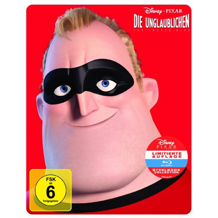 The Incredibles Steelbook [Blu-ray] [Rare German Import] [Region Free] (ENG/GER) - Like New - Attic Discovery Shop