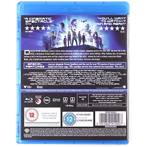 Ready Player One [Blu-ray] [2018] [Region B] - Very Good - Attic Discovery Shop
