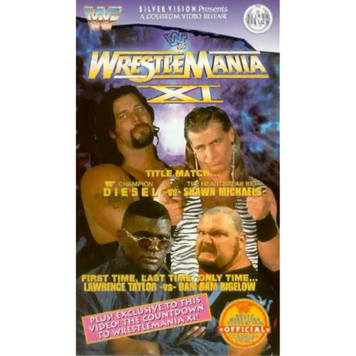 Wrestling / WWF: Wrestlemania 11 XI [1995] [VHS Video] Rare Silver Vision - Very Good - Attic Discovery Shop